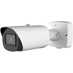 Cámara AI Motorized Pro Bullet Plus Network / 4K 60fps / Lente Motorizado 2.8~12mm P-Iris / Sony STARVIS 2 / Super WDR 140dB / IR 80m / IP67+IK10 / Almacenamiento 1TB / VCA 2.0 / NDAA