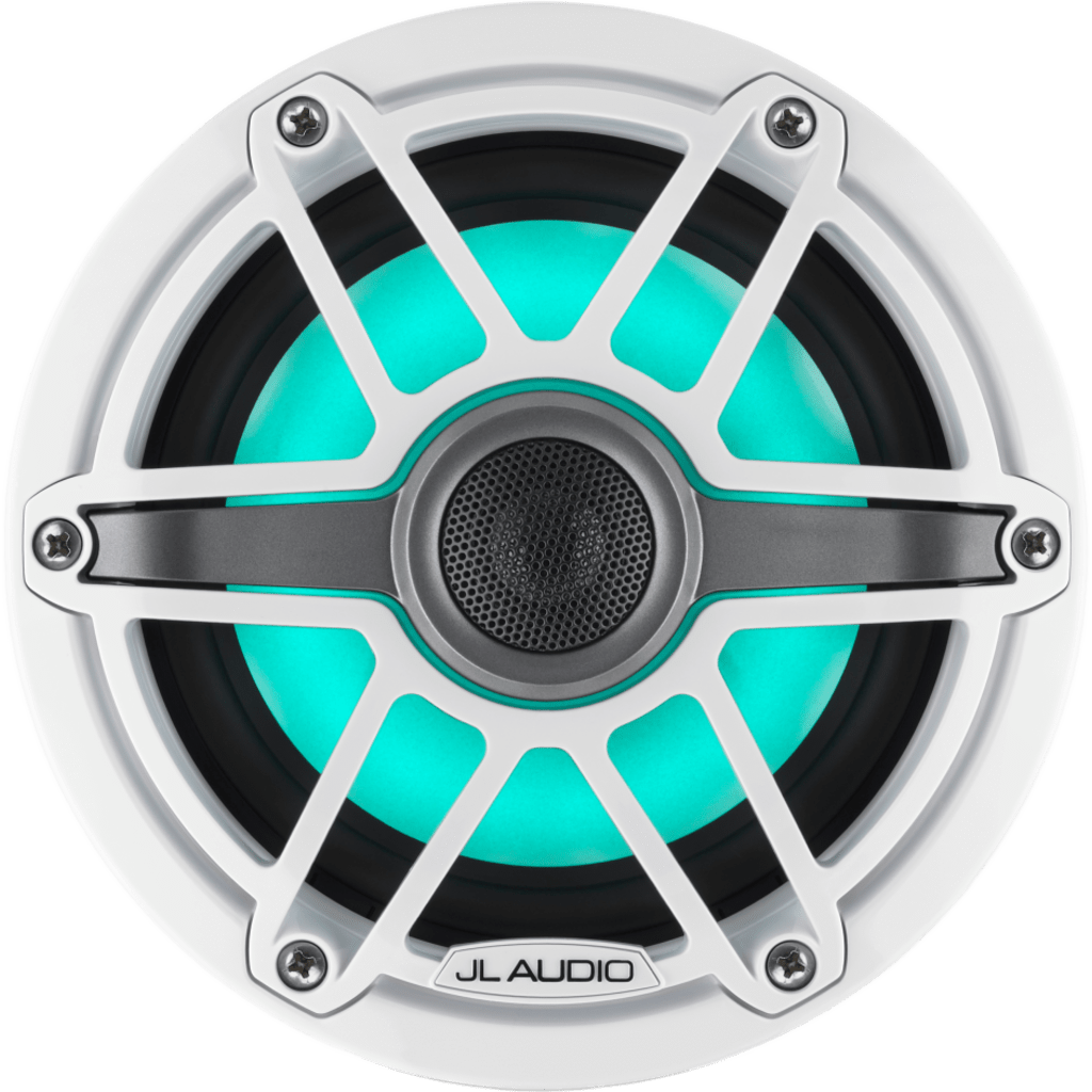 Bocinas Náuticas / 6.5" / Coaxial / 75 W RMS / LED Transflective / Rejilla Deportiva Blanca / 89.5 dB / 55 Hz-25 kHz / 4 &Omega;