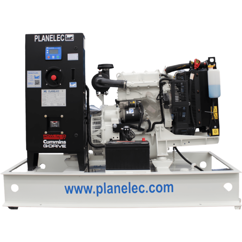 Planta de Emergencia Diesel / 23KW ( 29KVA) Emergencia/ 21 KW (26KVA) Continuo / 220/127 / Trifásico 4 hilos  / Motor Cummins X2.5G4 3 Cilindros/ Generador Stamford S0L2M1/ Control PEM-CAT Transferencia automática/ Tanque 130L.
