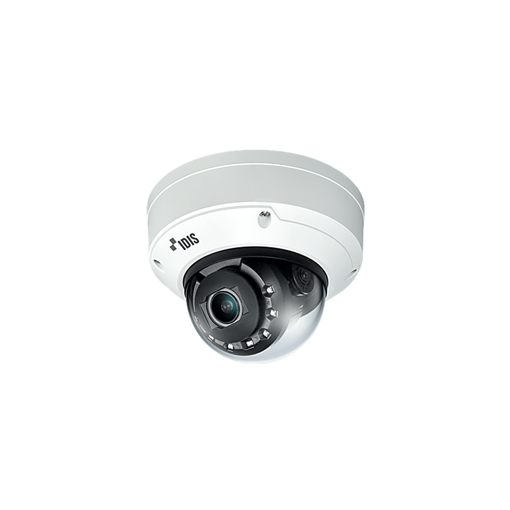 Cámara IP Domo Edge AI Plus 8 Megapixel (4K UHD 3840x2160) / Lente Motorizado Vari-focal 4.3-9.8 mm / IR 60 m (196.9 ft) / IK10 IP67 / NDAA Compliant / Análisis IDLA Pro / DirectIP 2.0 / PoE+12VDC