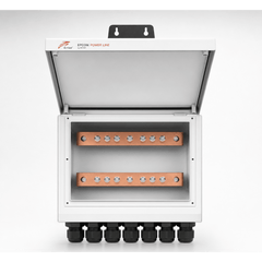 Caja de Distribución para Baterías en Paralelo / Hasta 6 Baterías / Corriente Máxima 300 A / 400 x 150 mm / Compatible con RES20010K, RES1005K, RLB10048MAX y Cualquier Banco de Baterías