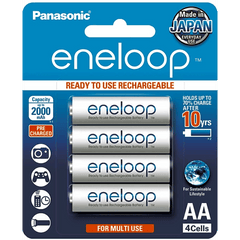 Batería Recargable AA 1.2V ENELOOP / Ni-HM / Paquete de 4 Baterías