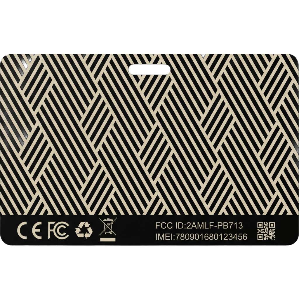 Localizador Jimi PB713 Tarjeta / Rastreo por App con Geocercas e Historial / Ultradelgado 1.6 mm / Batería Hasta 36 Meses / IP68 / Alarma 85dB