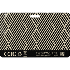 Localizador Jimi PB713 Tarjeta / Rastreo por App con Geocercas e Historial / Ultradelgado 1.6 mm / Batería Hasta 36 Meses / IP68 / Alarma 85dB