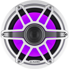 Bocinas Náuticas JL Audio M6 8.8" / Coaxial / LED Transflective / Rejilla Deportiva Blanca / 125 W RMS / 4 &Omega; / Respuesta 38 Hz-20 kHz / Polipropileno Relleno de Mica