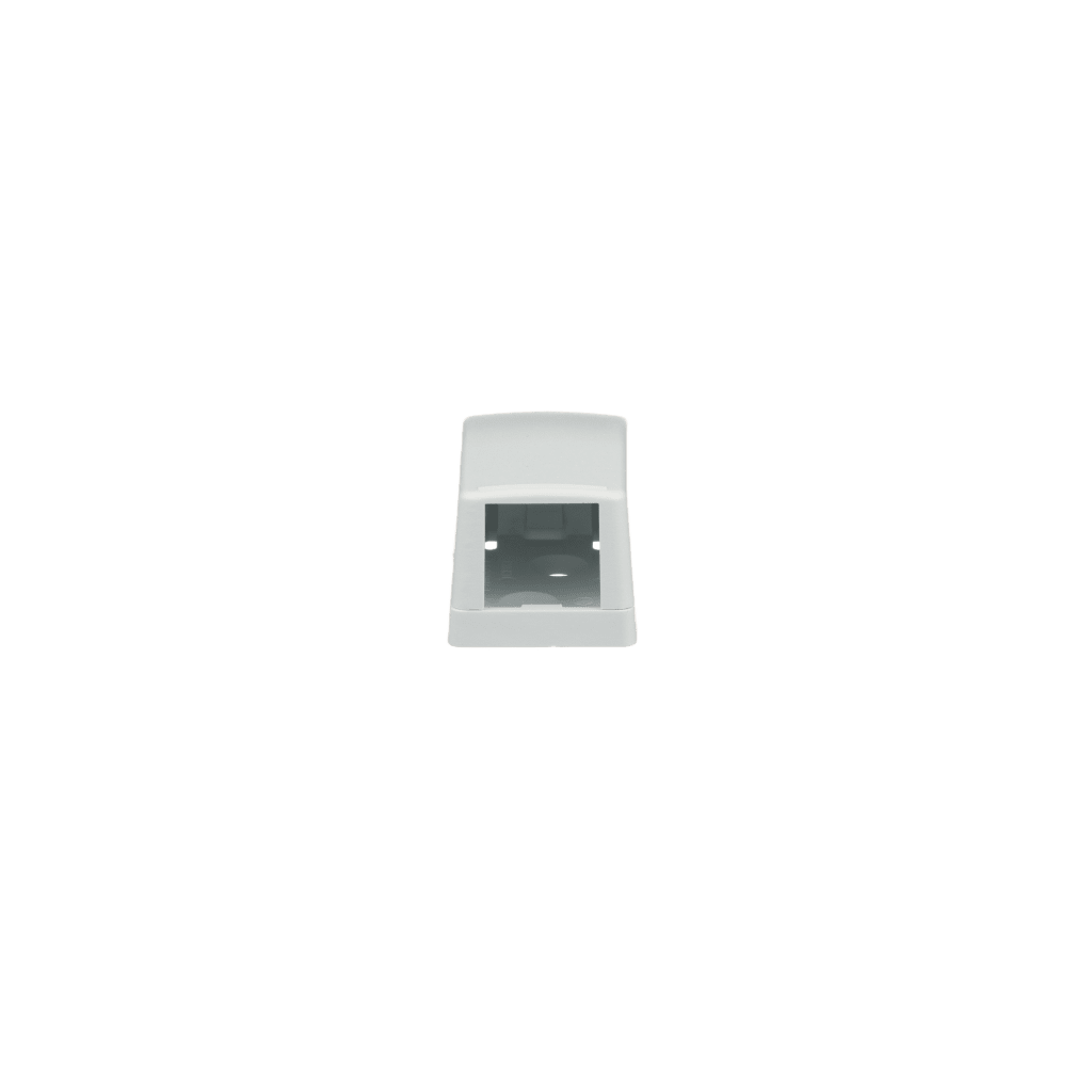 Caja de Montaje en Superficie, Para 1 Módulo Mini-Com, Color Blanco