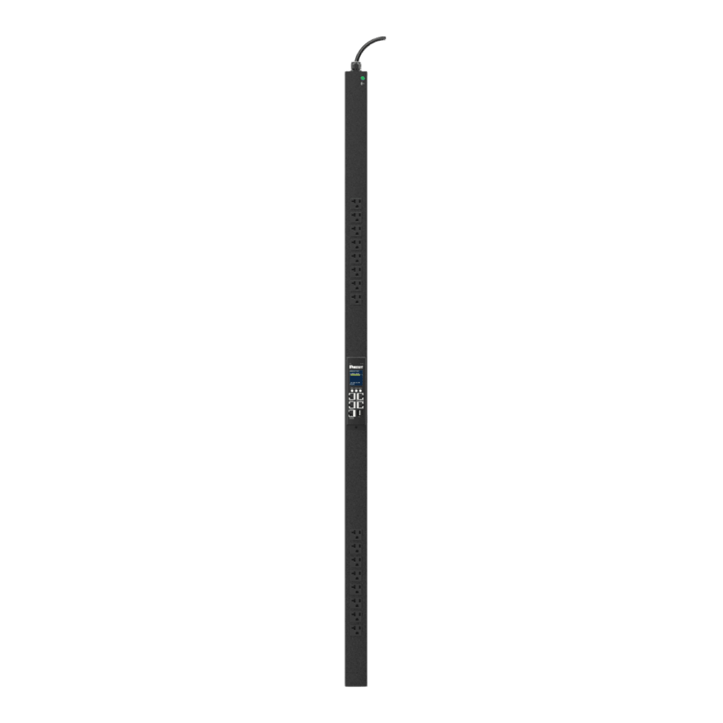 PDU ES2P Monitoreable (MI) para Distribución de Energía, Enchufe de Entrada NEMA 5-15P, Con 16 Salidas NEMA 5-20R, de Instalación Vertical, 120 Vca, 15 Amp