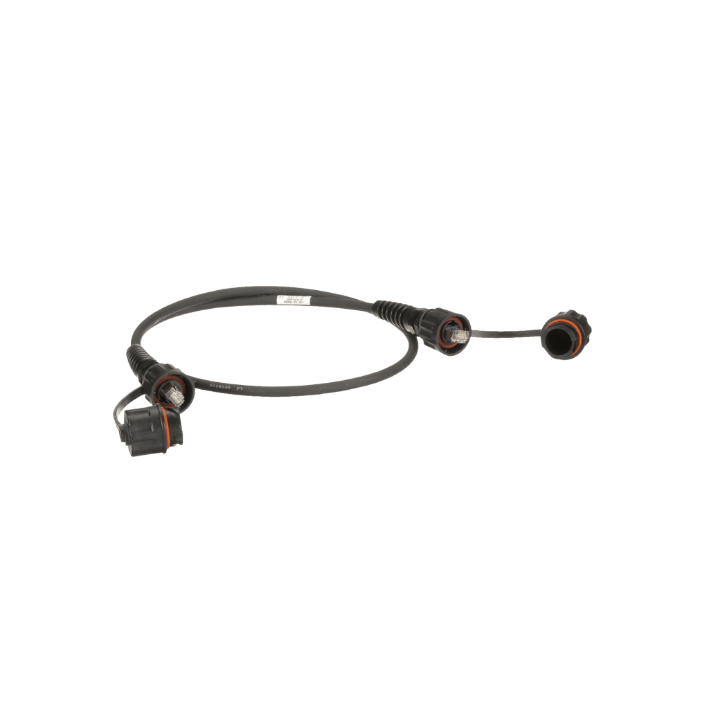 Patch Cord Cat6A IndustrialNet, Blindado S/FTP, Con Plug Industrial y Tapa en Cada Extremo, 10 Metros