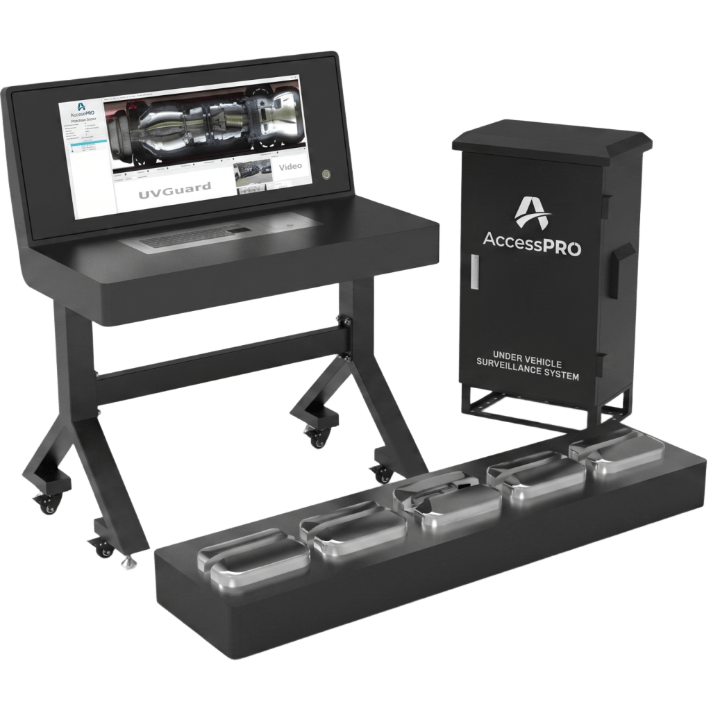 Sistema de Escaneo Subvehicular AP300-F / Dual Mode Area Scan + Line Scan / Resolución 10000×4096 / Reconocimiento de Placas LPR / Captura >99.9% / IP68 / -40° a +70°C / Análisis Inteligente de Diferencias