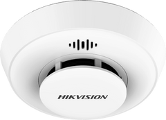 Detector de Humo Interlink con Funcion Hub / Doble Tecnología de Sensor de Luz / Alarma Auditiva 85dB / Batería de Litio 10 Años / Autoverificación / Compatible con Hik-Connect / Interconectable 30 Dispositivos