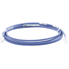 Cable de Parcheo UTP Cat6A, CM/LSZH, Diámetro Reducido (28AWG), Color Azul, 10 Metros (32.81 Pies).