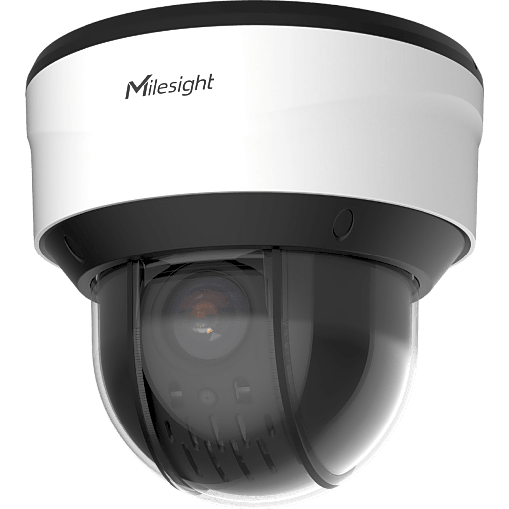 Cámara PTZ Dome AI 4MP / Zoom Óptico 20X / Starlight 0.002 Lux / Super WDR 140dB / IR 160 m (525 ft) / IP66 IK10 / NDAA / Análisis de Video IA / Detección de Rostros / Conteo de Personas / H.265+ / PoE+