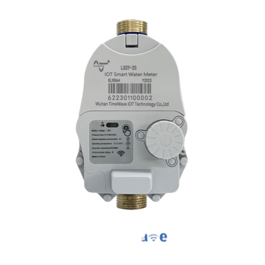 Medidor de Agua Mecánico LoRaWAN IoT de 3/4 Pulgada / Smart Metering y Telemetría para BMS / Válvula de Corte de Flujo / Batería Litio de Larga Duración / Comunicación Inalámbrica / Monitoreo Remoto