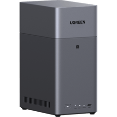 NAS UGREEN NASync DH2300 / Procesador RK3576 / 4GB  / 32GB eMMC / 2 Bahías SATA / JBOD-Basic-RAID 0-RAID 1 / Puerto HDMI 4K / 1 GbE / USB 3.2 Gen 1 Type-C / Detección NFC