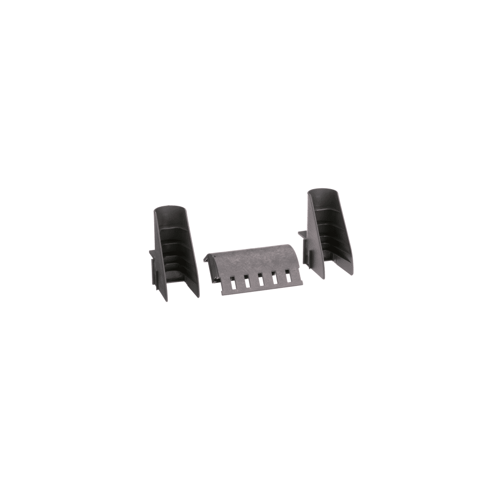 Kit de Bajada de Cables Para Charola Tipo Escalerilla, Con Control de Radio de Curvatura, Fabricado en Nylon 6.6, Color Negro