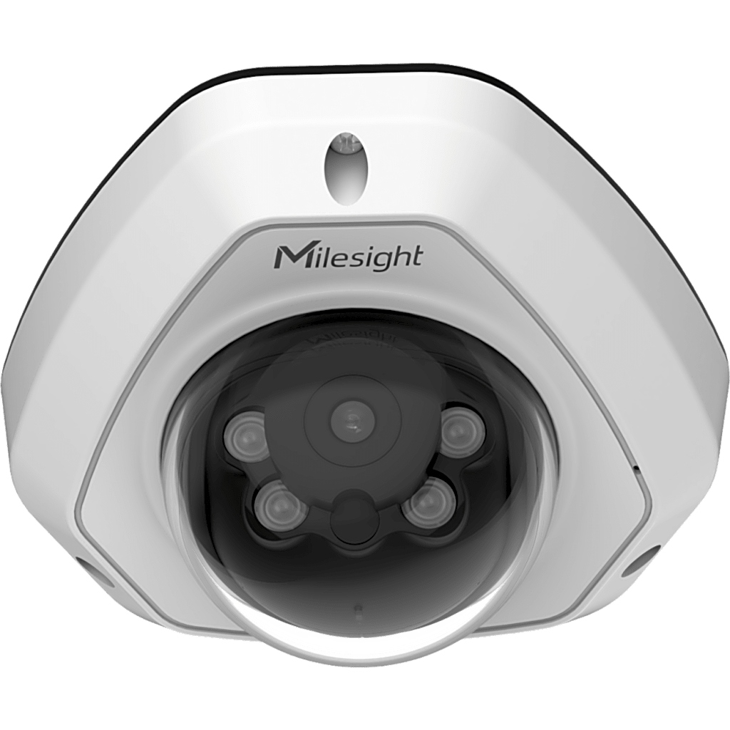 Mini Dome Vandal-proof AI 4MP / 2688x1520 / H.265+ / Starlight 0.005Lux / Super WDR 120dB / Lente 4mm / Micrófono Integrado / SIP / IR 30 m / IP67 IK10 / PoE / NDAA