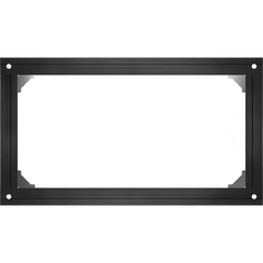Soporte Modular 1x1 / Compatible con DS-D40W-2F / Negro / Pintura Electroestática / Instalación Rápida / Ligero y Delgado