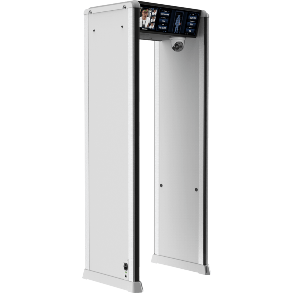 Arco Detector de Metales Walk-Through / 24 Zonas de Detección / Pantalla Táctil LCD 10" / Pantalla de Información 29" / Sensibilidad Ajustable 100 Niveles / Detección de Clip de Papel o 5g Oro/Plata / Conectividad Eth
