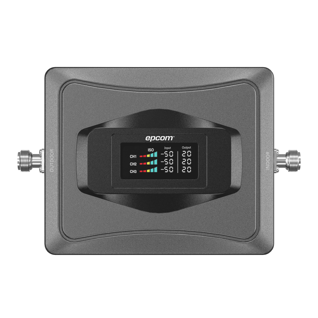 Kit Amplificador de Señal Celular 4G / Mejora las llamadas convencionales y VoLTE / Soporta los datos de las tecnologías 2G, 3G y 4G de TELCEL, AT&T y MOVISTAR / Cubre hasta 600 m2.