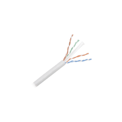Bobina de Cable UTP 305 Metros (1000 Pies) de Cobre, NetKey, Gris Claro, Categoría 5e (24 AWG), PVC (CM), de 4 Pares