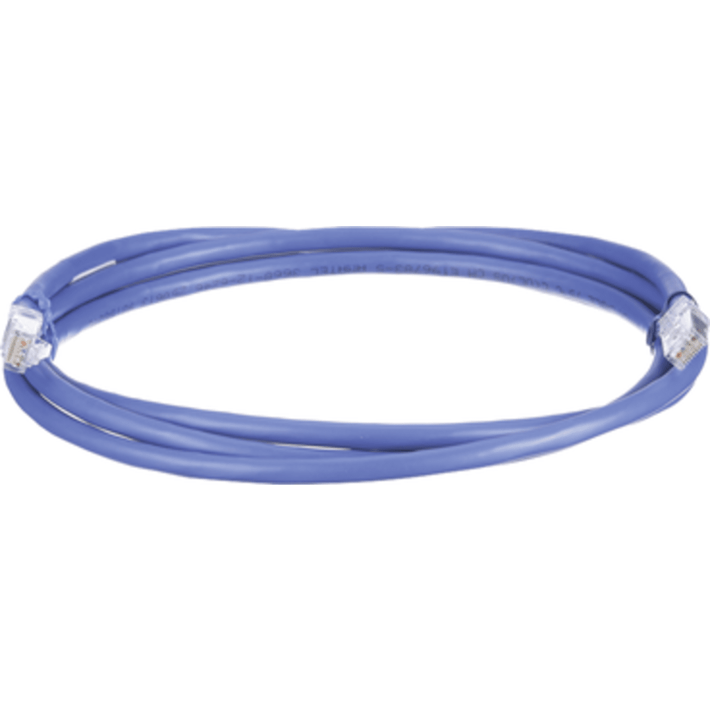 Cable de Parcheo UTP, Cat6A, 24 AWG, CM, Color Azul, 4 ft.