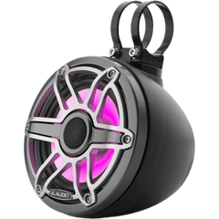 Sistema Cerrado Coaxial 6.5 in (165 mm) / Potencia RMS 75 W / Impedancia 4 &Omega; / Respuesta 100 Hz-25 kHz / Sensibilidad 89.5 dB / LED Transflective / Rejilla Deportiva Titanio / Cono Polipropileno con Mica / Tweeter Cúpula de Seda 20 mm (0.8 in