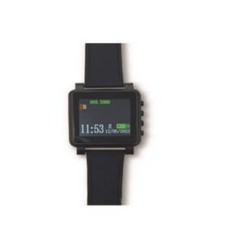 Reloj Receptor Inalámbrico de Muñeca / Display LCD a Color / Batería Recargable / Indicación Visual y Acústica de Alarmas / Almacena hasta 3000 Caracteres / Conexión Inalámbrica por Radiofrecuencia