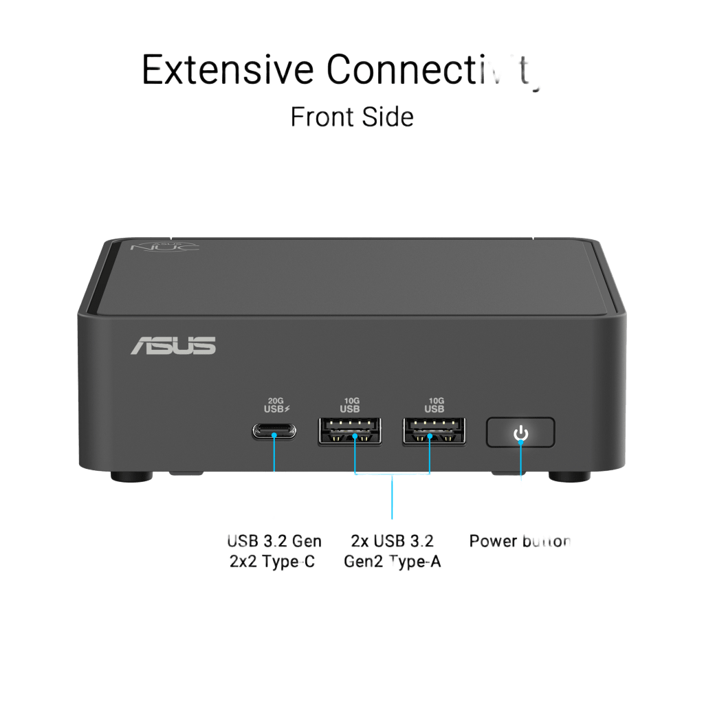 Mini PC NUC / Core i5 -210H / WiFi 7 y 2.5 GbE / Bluetooth / incluye Memoria RAM, SSD y S.O. /  Incluye Fuente