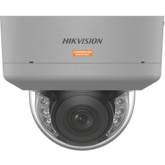 Domo IP 8 Megapixel / Lente Mot. 2.7 a 13.5 mm / Polimero Anticorrosivo (Ideal para Zonas Costeras o Alta Salinidad) / ColorVu / Dual Light (40 mts IR + 40 mts Luz Blanca) / WDR 130 dB / Exterior IP68 / IK10