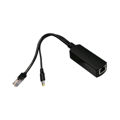 Splitter PoE / IEEE 802.3af/at / 30W / Puerto Gigabit / Salida DC 12V 2A / Indicadores LED / 95x26x20 mm (3.74x1.02x0.79 in)