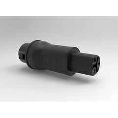 Adaptador de Conector EV / Entrada Tipo 1 (SAE J1772) / Salida NACS / 7 kW / 32 A / 220 V AC / Monofásico / Uso Interior y Exterior