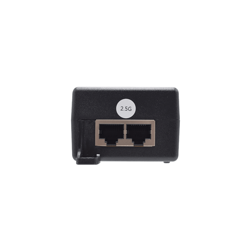 Inyector Hi-PoE 60W / 2.5 Gigabit Ethernet / 2 Puertos 2.5GBASE-T / Alimentación de Alto Rendimiento / Plug & Play / Sobremesa o Pared