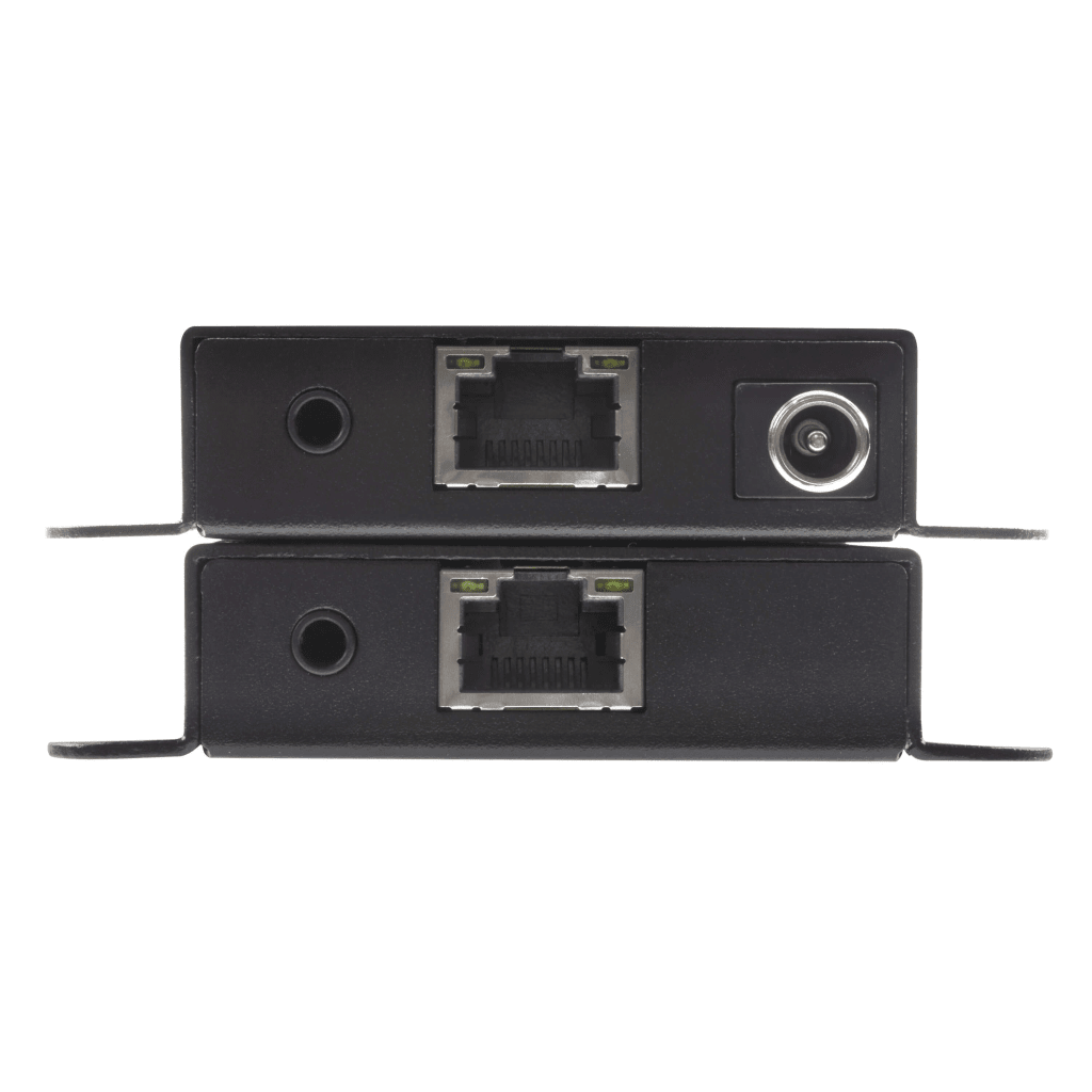 Kit Extensor HDMI | 4K sobre Cat 6 | 4096x2160 @ 30 Hz | Hasta 40 metros Cat 6 | Tecnología PoC | EDID Switch y Copia | Control IR Remoto | Audio Lossless 7.1CH | Metal | Plug and Play