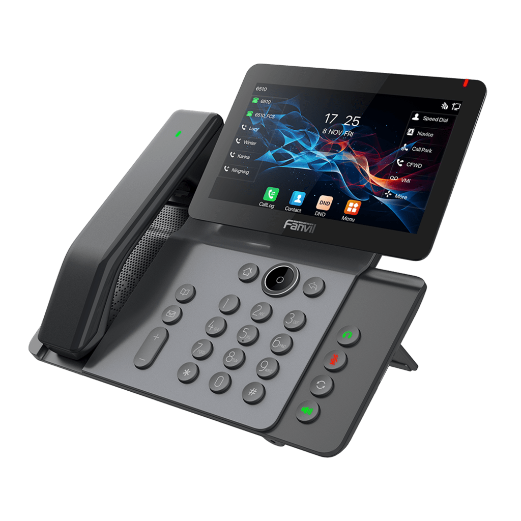 Telefono IP Wi-Fi, Handset Inalámbrico, Recepción de Video, 20 Líneas SIP, Puertos Gigabit, PoE con Puerto USB, Bluetooth.
