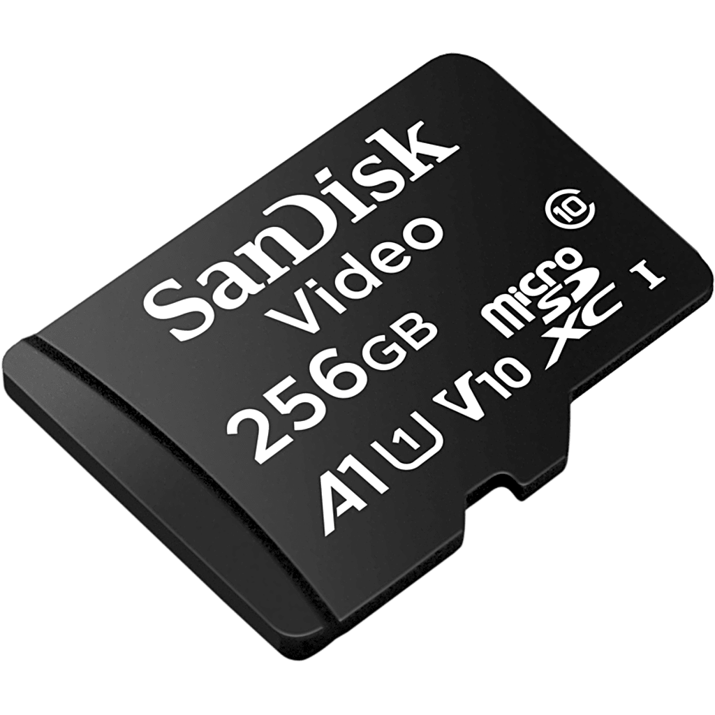 Memoria microSD SanDisk 256GB / Alta Resistencia / Videovigilancia / Clase 10