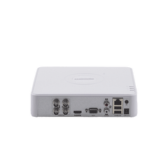Audio Bidirieccional DVR 4 Canales TurboHD + 1 Canal IP / 2 Megapixel (1080p) Lite / Acusense Lite (Evita Falsas Alarmas) / 1 Bahía de Disco Duro / H.265+ / Salida de Vídeo Full HD