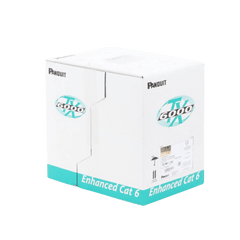 Bobina de Cable UTP 305 Metros (1000 Pies) de Cobre, TX6000? PanNet, Reelex, Naranja, Categoría 6 Mejorado (23 AWG), PVC (CM), de 4 Pares