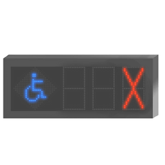 Panel LED Indicador de Estacionamiento Hikvision / 3 Dígitos con Flecha Direccional / Pantalla 7 Colores / Comunicación RS485-RJ45 / Montaje Colgante / Visualización Tiempo Real / Iconos Especiales
