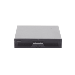 [Doble Poder de Decodificación] NVR 32 Megapixel (8K) / 32 Canales IP / AcuSense / ANPR / Conteo de Personas / Heat Map / 8 Bahías de Disco Duro / 2 Tarjetas de Red / Soporta RAID con Hot Swap / 2 HDMI en 8K / Soporta POS / Alarmas I/O / ACU