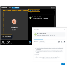 Licencia Perpetua 1000 mins. Transcripción de Llamada con IA Perpetua para Conmutador Yeastar Software y Conmutador Fisíco Serie P