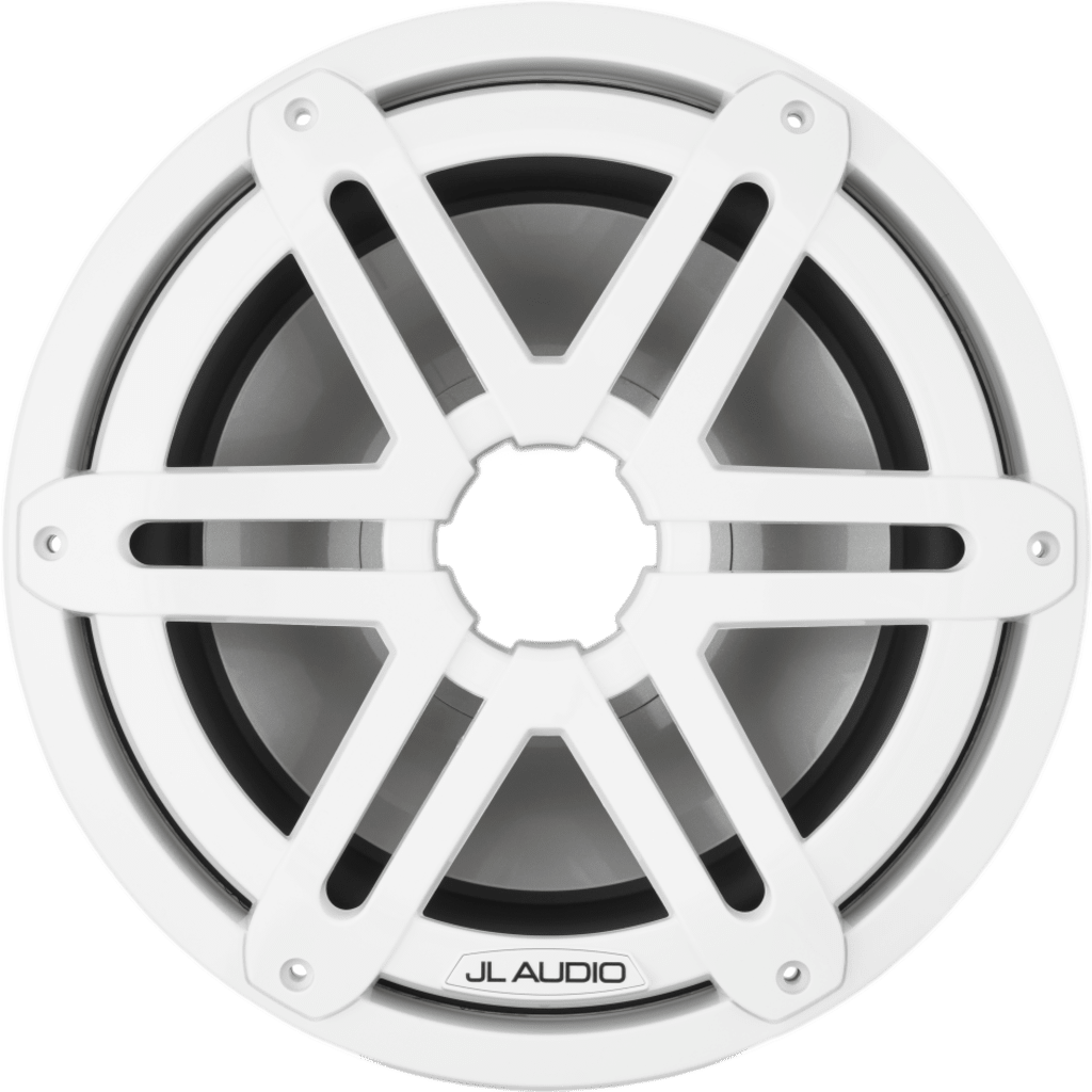 Subwoofer Náutico 10" / Deflector Infinito / 175 W RMS / 4 &Omega; / Cono de Polipropileno Relleno de Mica / Rejilla Deportiva Blanca / Marino