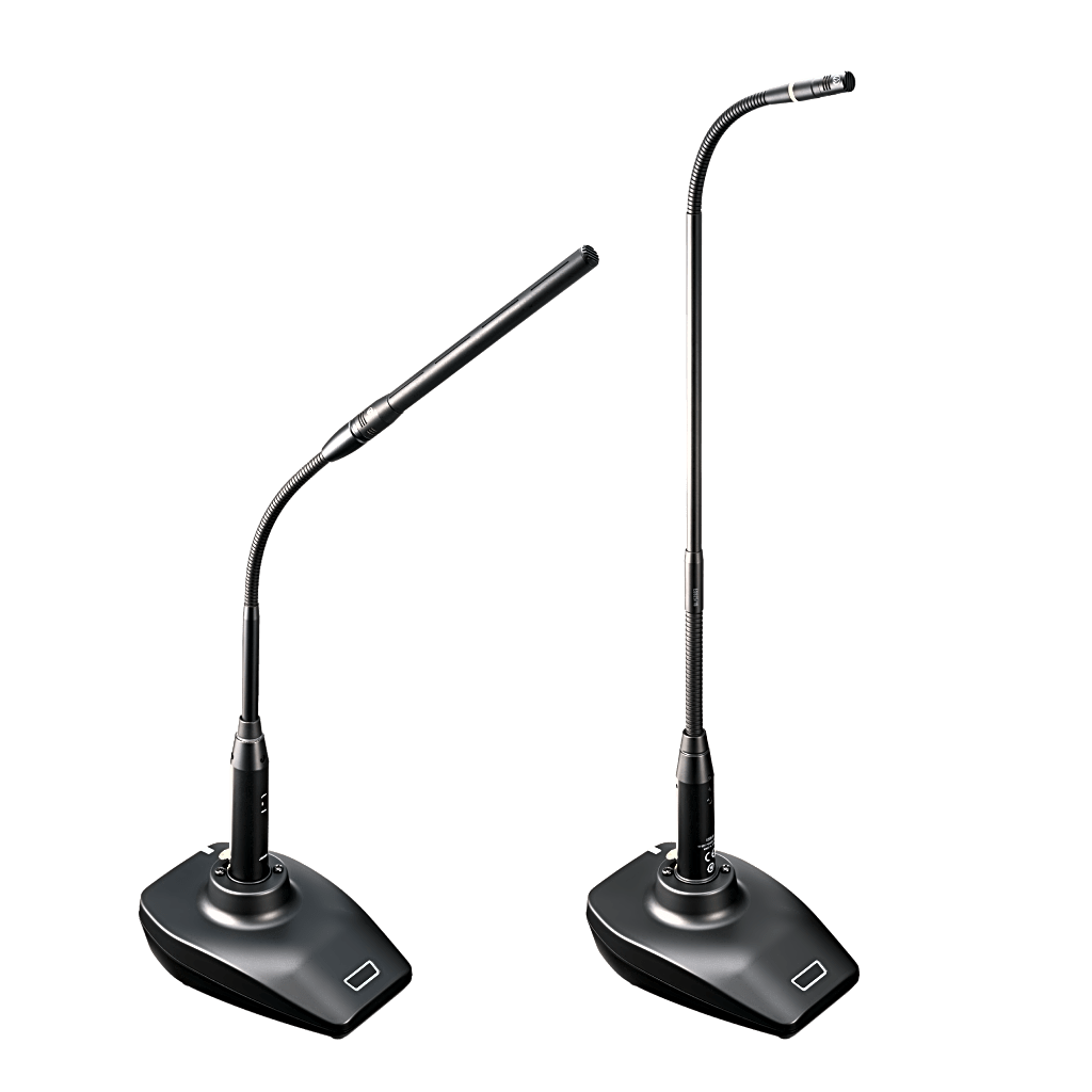 Transmisor de Micrófono de Mesa | System 20 PRO | Conector XLR-F para Micrófono Gooseneck | Batería de Ión-Litio | Pantalla OLED | USB Type-C | 10-20 Canales Simultáneos | AES128