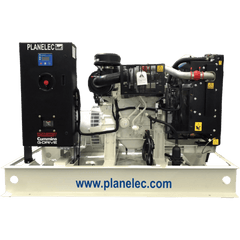 Planta de Emergencia Diesel/ 63 kW (79 kVA) Emergencia / 57 kW (71 kVA) Continuo / 220/127V / Trifásico 4 Hilos / 1800 RPM / Motor Cummins 4BTAA3.3G12 / Generador Stamford S1L2Y1 / Control PEM-CAP / Transferencia Automática/ Tanque 125 L