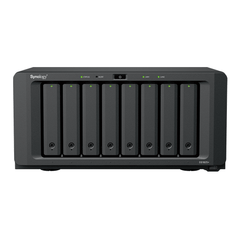 NAS DiskStation DS1825+ | 8 Bahías | AMD Ryzen V1500B | 8 GB DDR4 ECC | Hasta 2,239 MB/s Lectura | 2 Puertos 2.5GbE | Expansión PCIe 3.0 | Compatible con 10GbE y 25GbE | Caché SSD M.2 | Synology DSM.