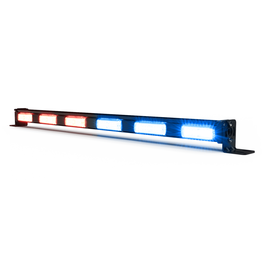 Barra para Tumbaburros de 96 LED de 6 Modulos Rojo/Azul, 29 Pulgadas, Analoga