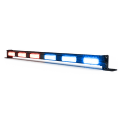 Barra para Tumbaburros de 96 LED de 6 Modulos Rojo/Azul, 29 Pulgadas, Analoga