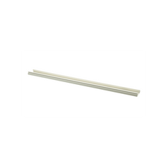 Base para canaleta T-45, de PVC rígido, con orificios perforados para montaje, 60.3 x 18.5 x 2400 mm, Color Blanco