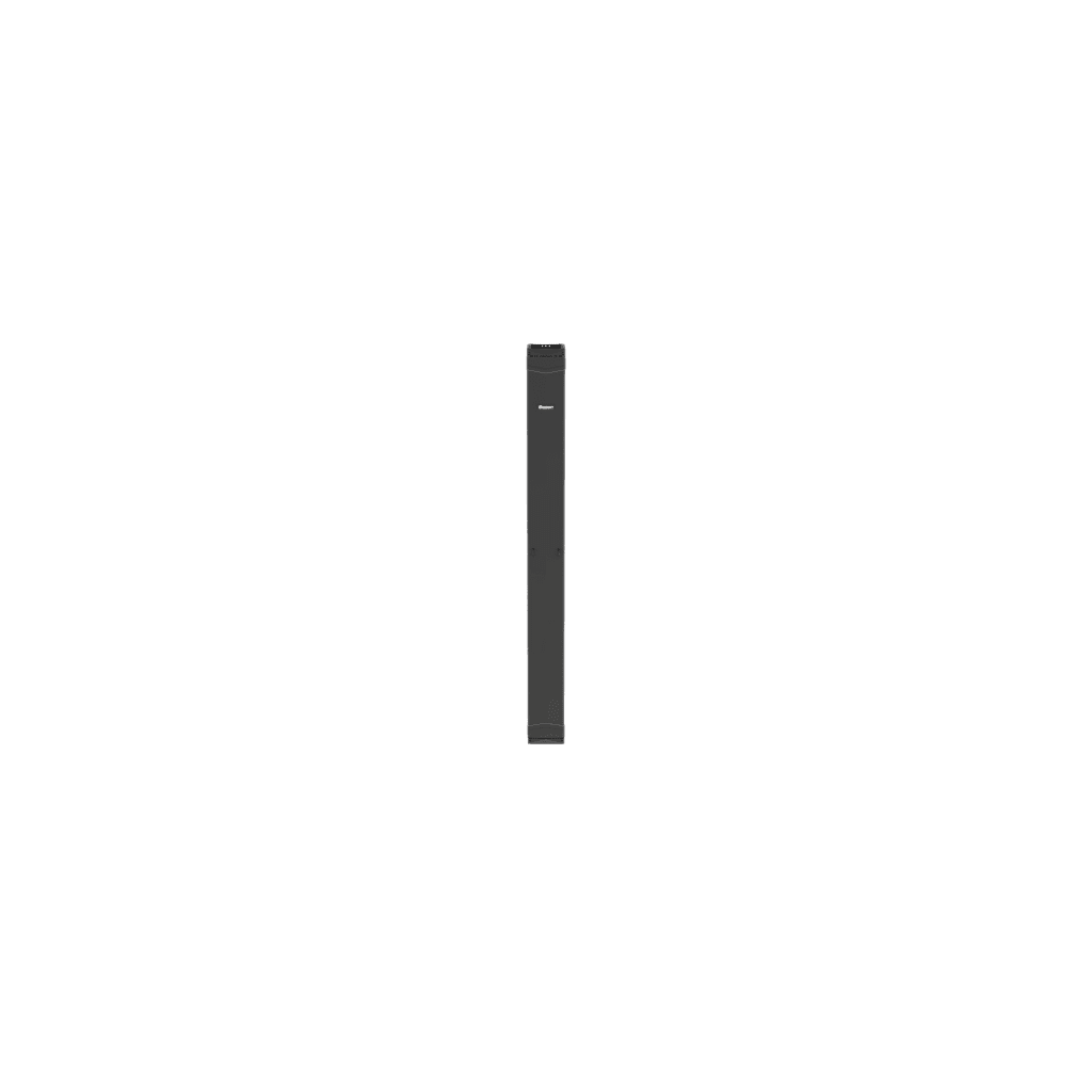 Organizador Vertical PatchRunner™, Sencillo (Solo Frontal), Para Rack Abierto de 45 Unidades, 8 in de Ancho, Color Negro