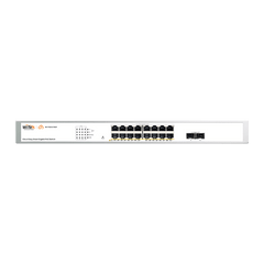 Switch Administrable PoE  / 16 puertos PoE af/at Gigabit /  2 x SFP Gigabit / Administración Cloud Gratuita / Presupuesto 240 W