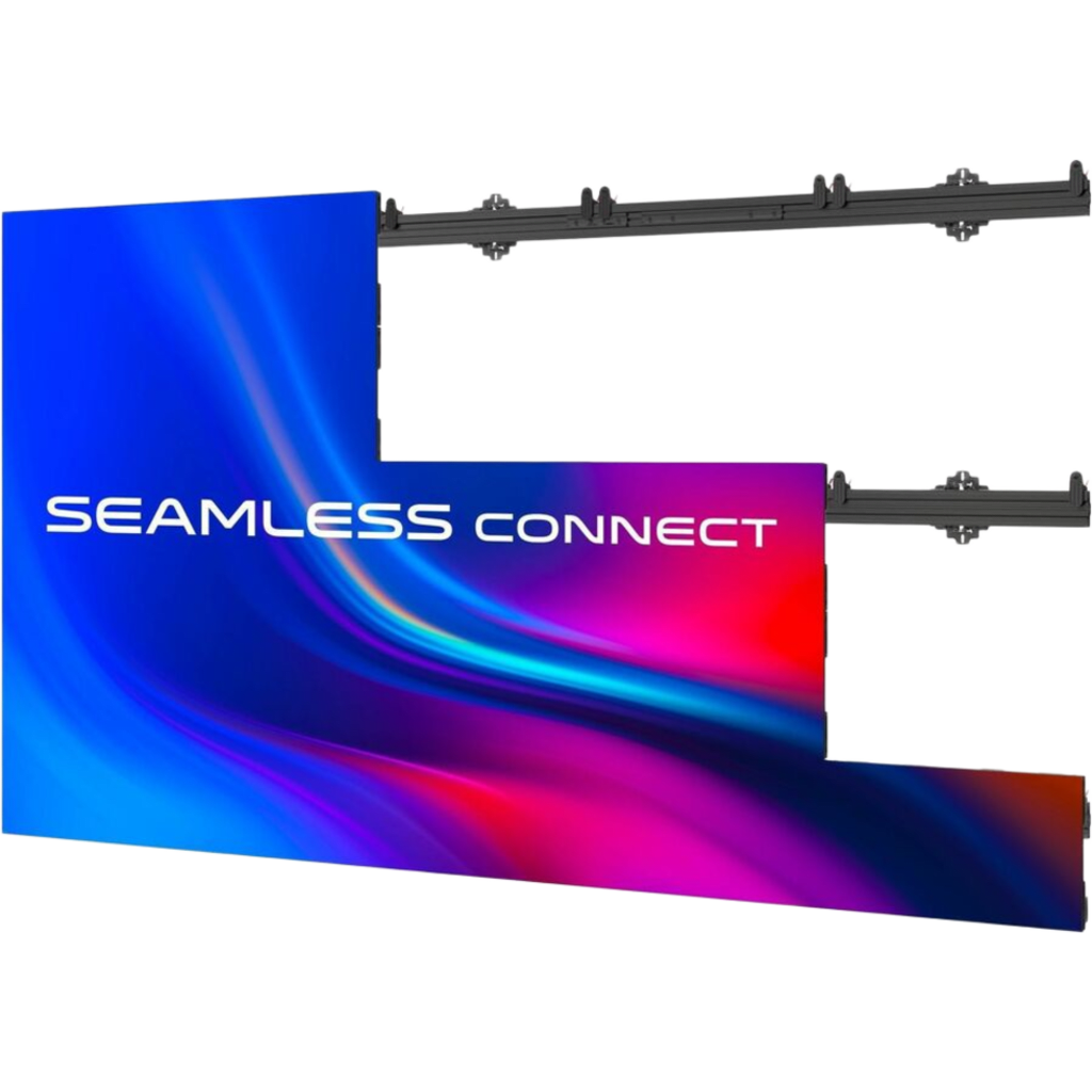 Kit Videowall LED Full HD (1920 x 1080) / Pitch 1.5 COB / 3.00 x 1.69 metros / Diagonal 135" / Entrada HDMI / incluye montaje de pared Peerless-AV SEAMLESS